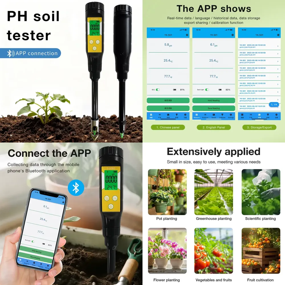Soil Ph Meter - Medidor de pH do Solo Inteligente