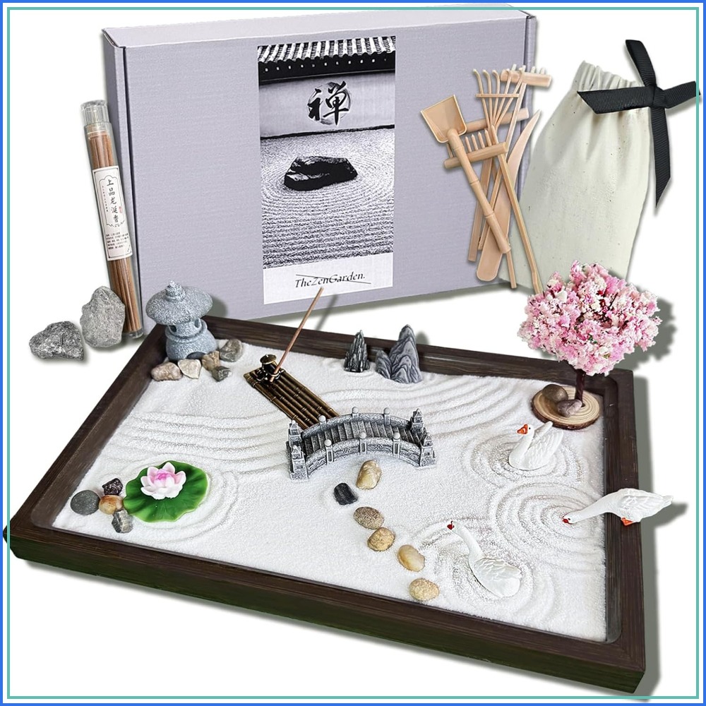 Zen Gardening Tools - Kit de Jardim Zen SRAYW para