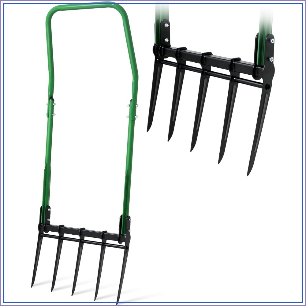 Gardening Tools Heavy Duty - Garfo de Jardim Reforçado de 5