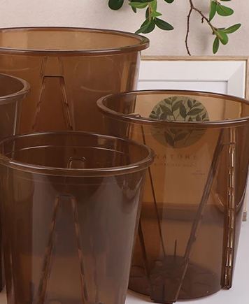 Orchid Potting Mix - Vasos de plástico para controle de