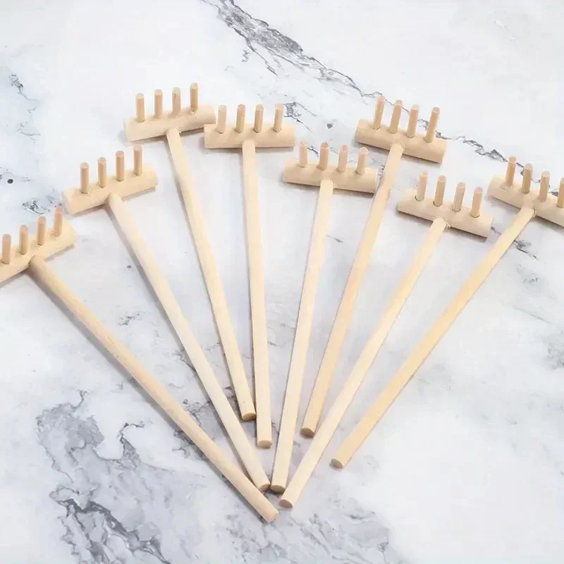 Zen Gardening Tools - Conjunto de Mini Raspadores de Bambu