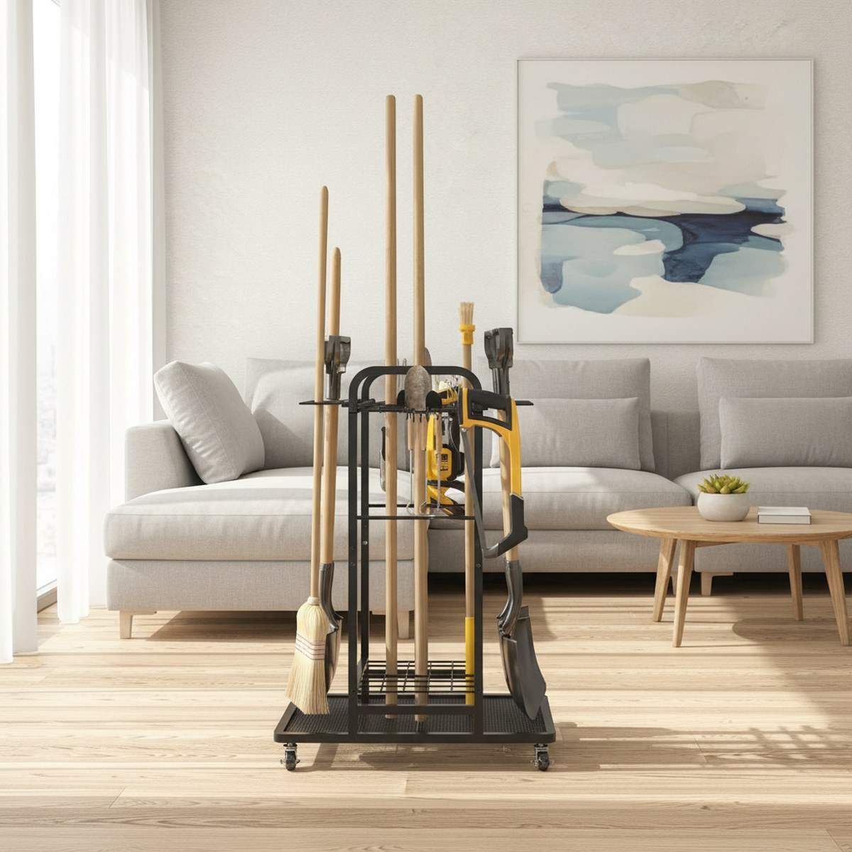 Gardening Tools Rack - Carrinho de Ferramentas de Jardim Reforçado