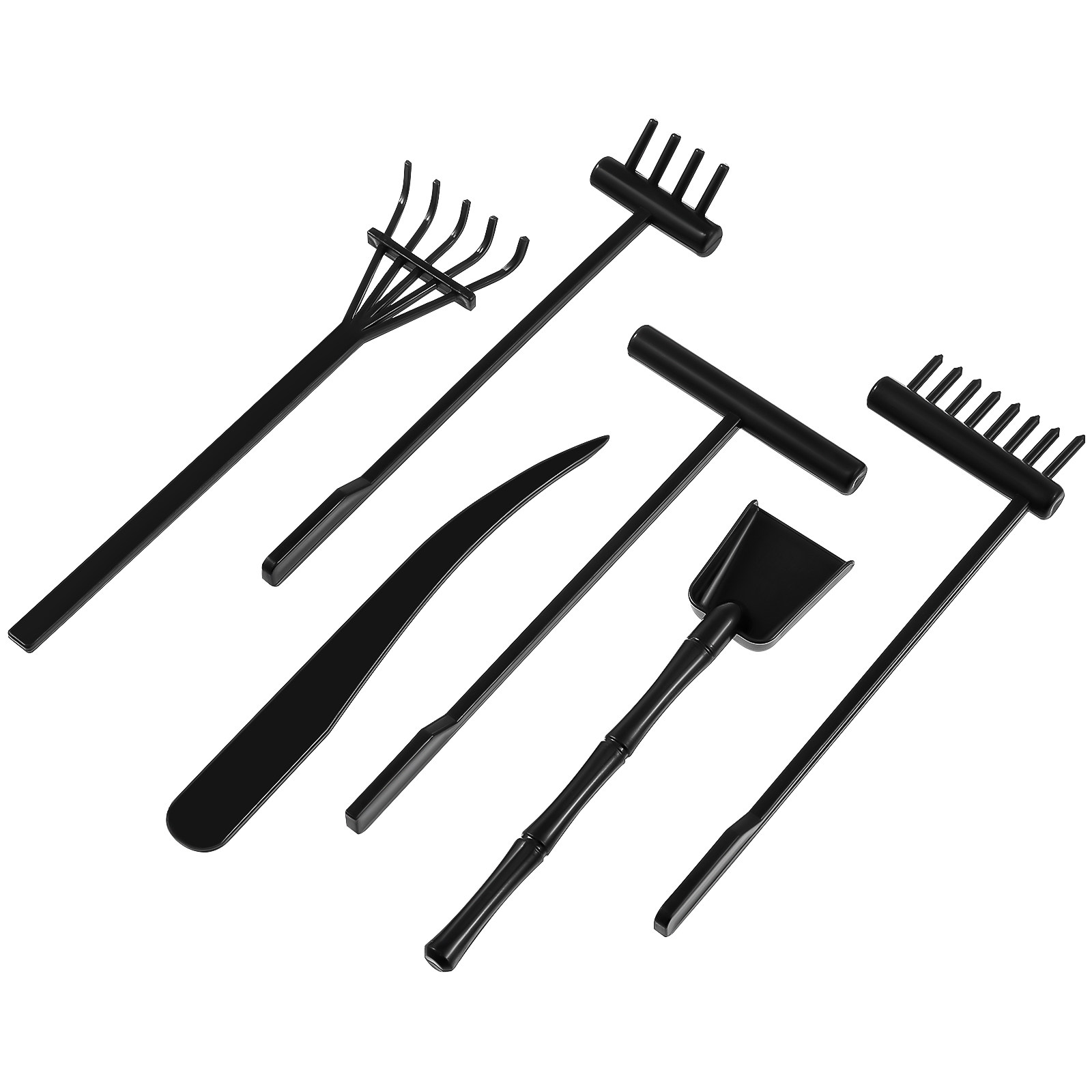 Conjunto de 6 Peças de Mini Ra - Zen Gardening Tools avaliação e preço