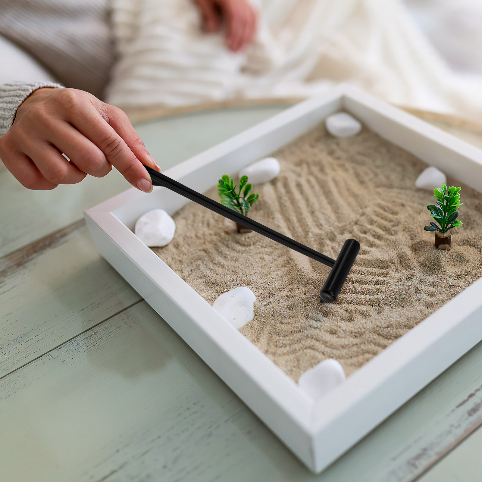 Conjunto de 6 Peças de Mini Ra - Zen Gardening Tools avaliação e preço