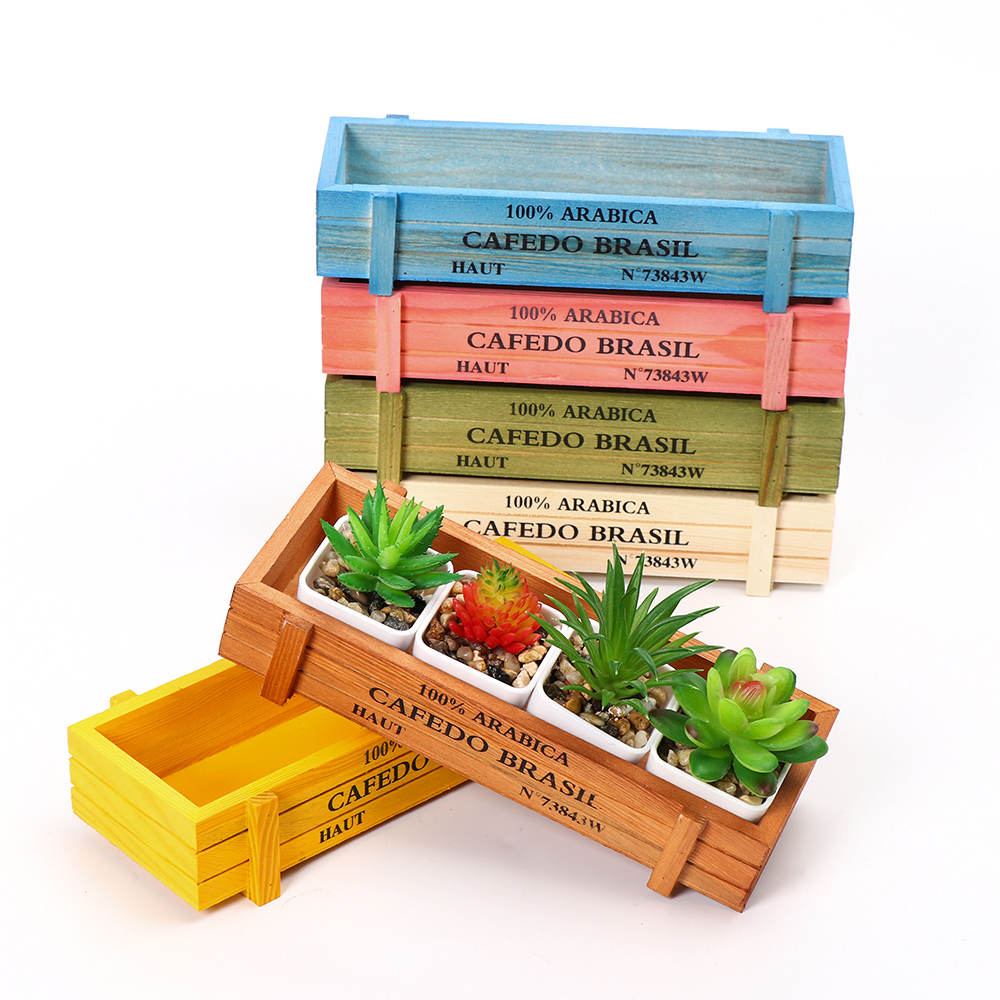 Vaso de madeira natural, decor - Gardening Tools Organiser avaliação e preço