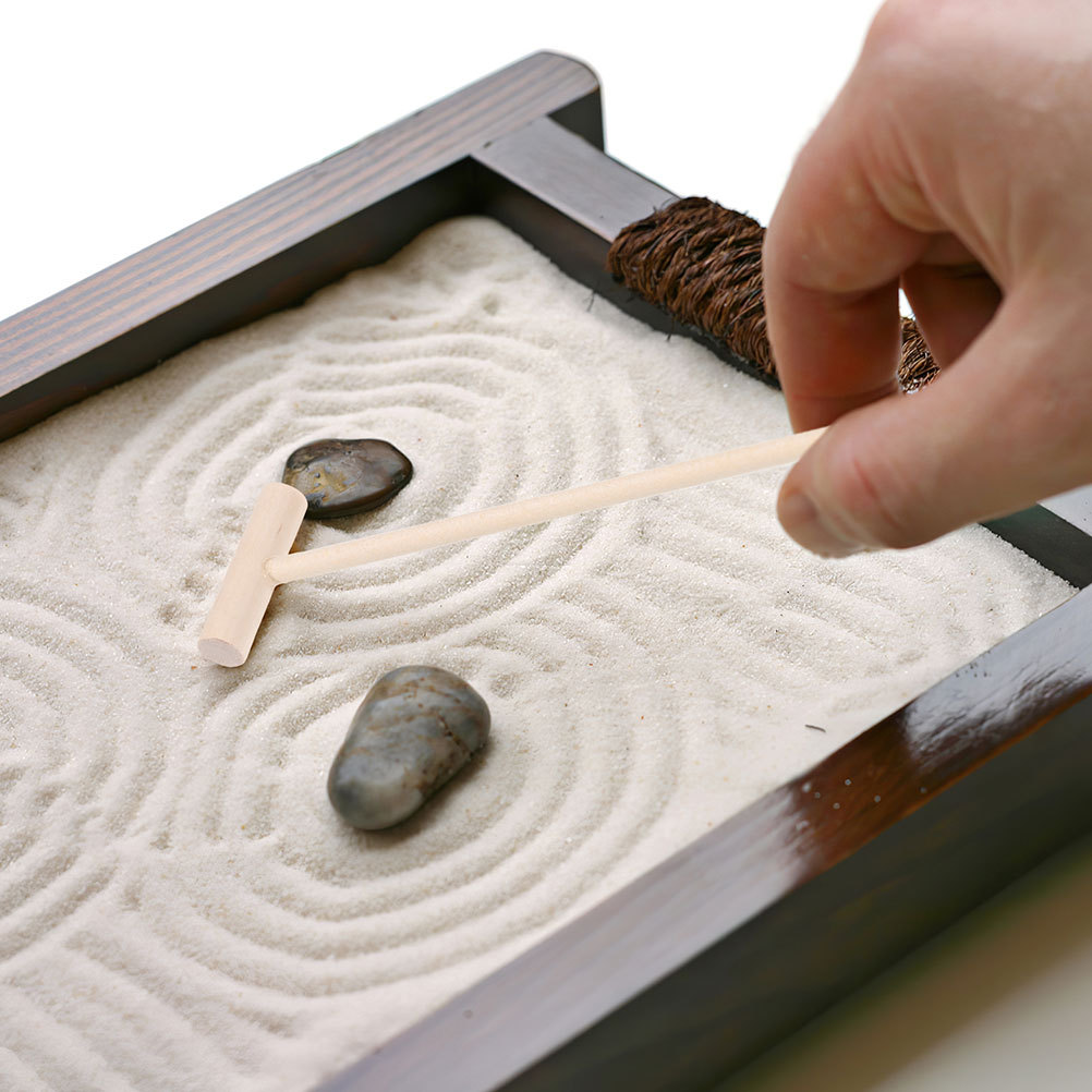 3 pçs de bambu mini ancinho co - Zen Gardening Tools avaliação e preço