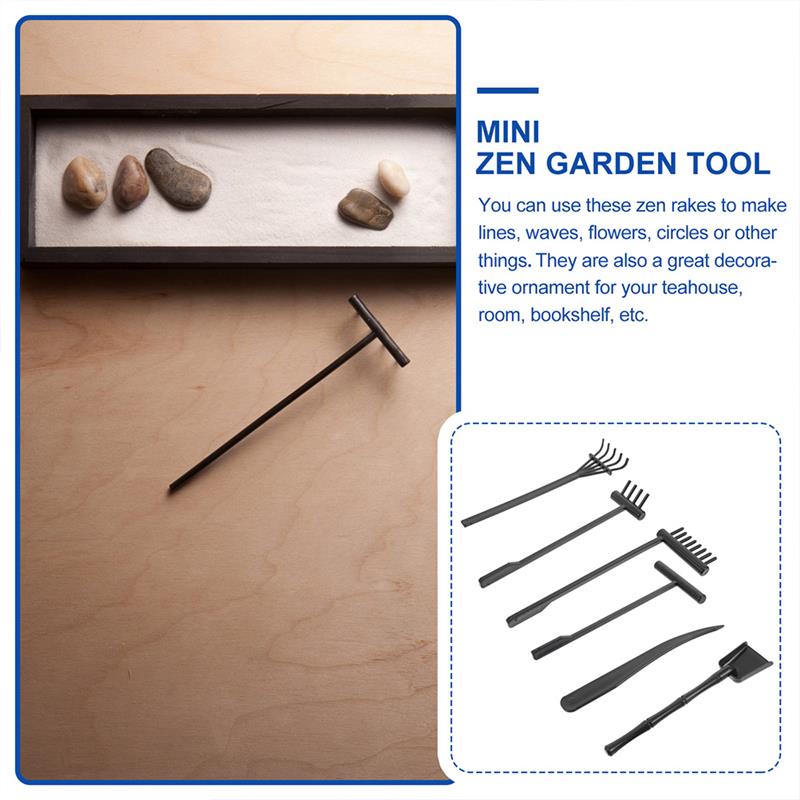 Jardim zen rake areia mini min - Zen Gardening Tools avaliação e preço