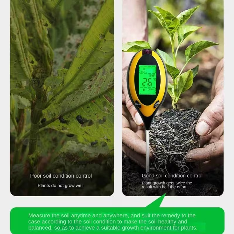 Medidor de Umidade do Solo 4 e - Soil Ph Meter avaliação e preço