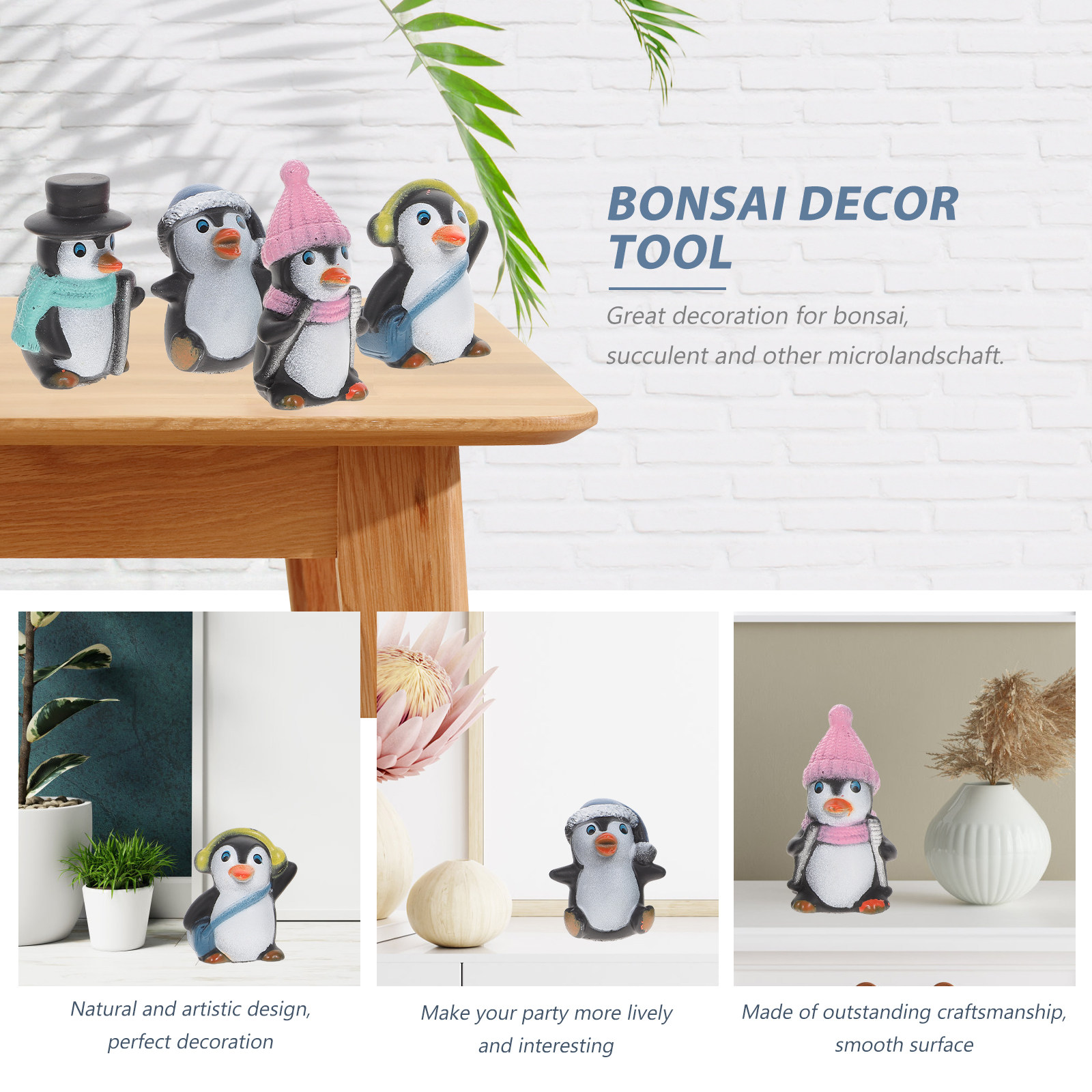 12 Peças de Mini Pinguins para - Gardening Tools Unique avaliação e preço