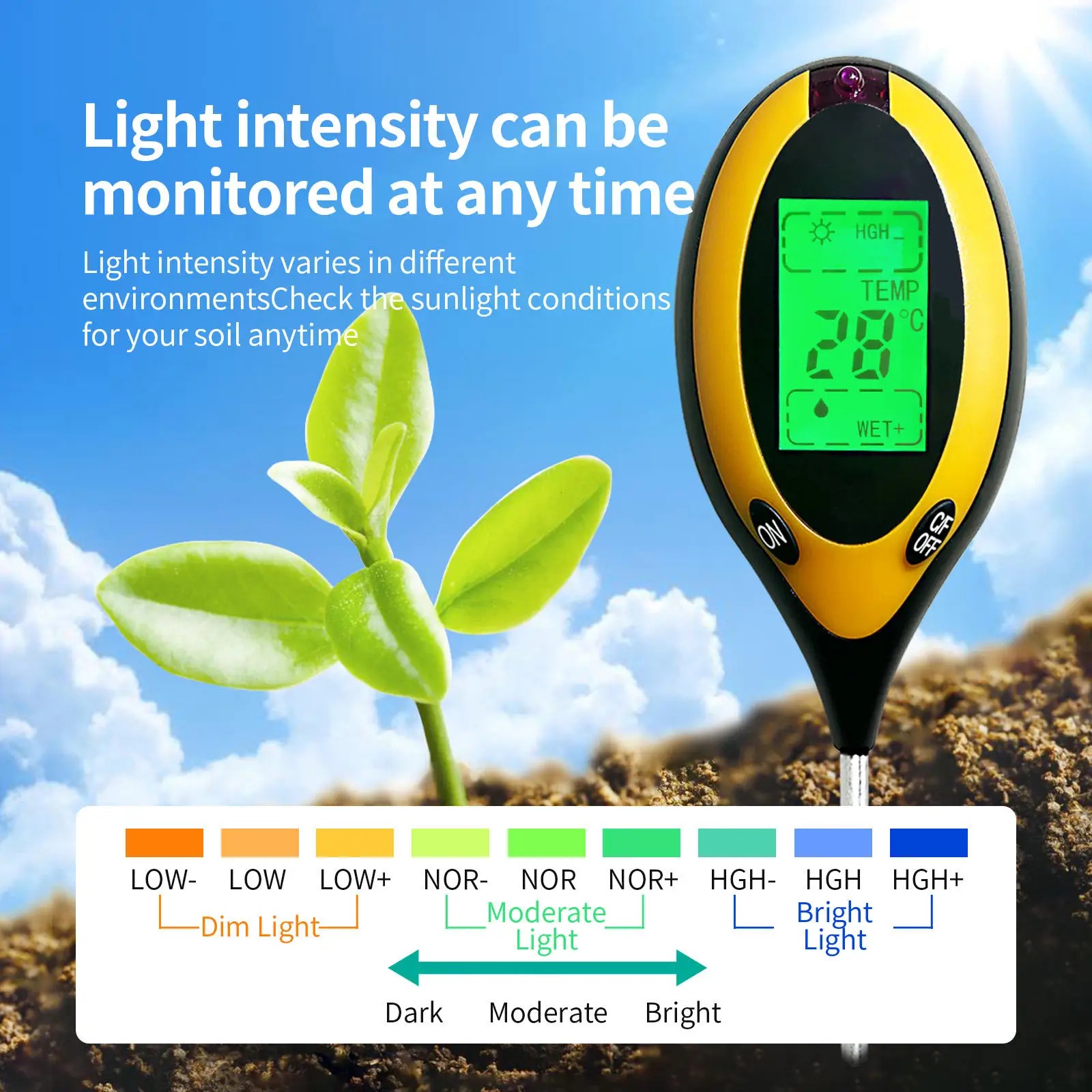 Testador portátil de ph do sol - Soil Ph Meter avaliação e preço