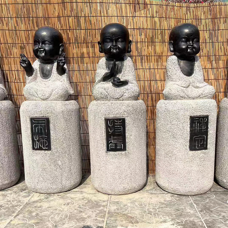 Estatueta de monge iniciante p - Zen Gardening Tools avaliação e preço