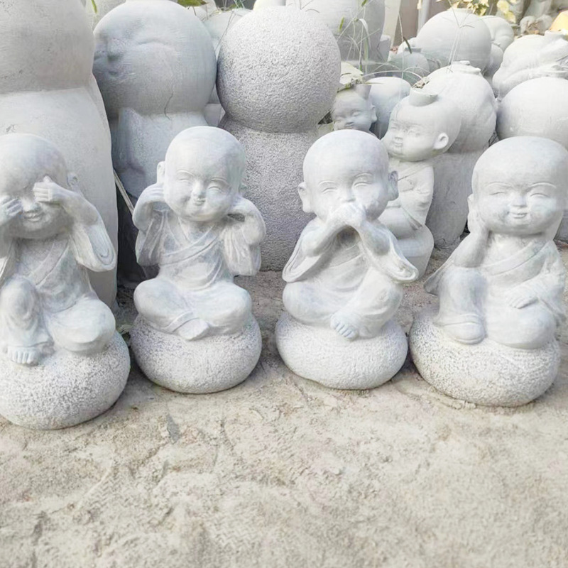 Estatueta de monge iniciante p - Zen Gardening Tools avaliação e preço