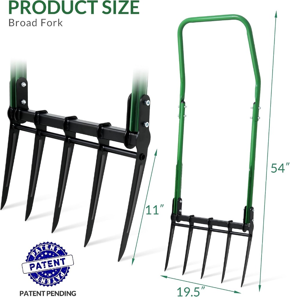 Garfo de Jardim Reforçado de 5 - Gardening Tools Heavy Duty avaliação e preço