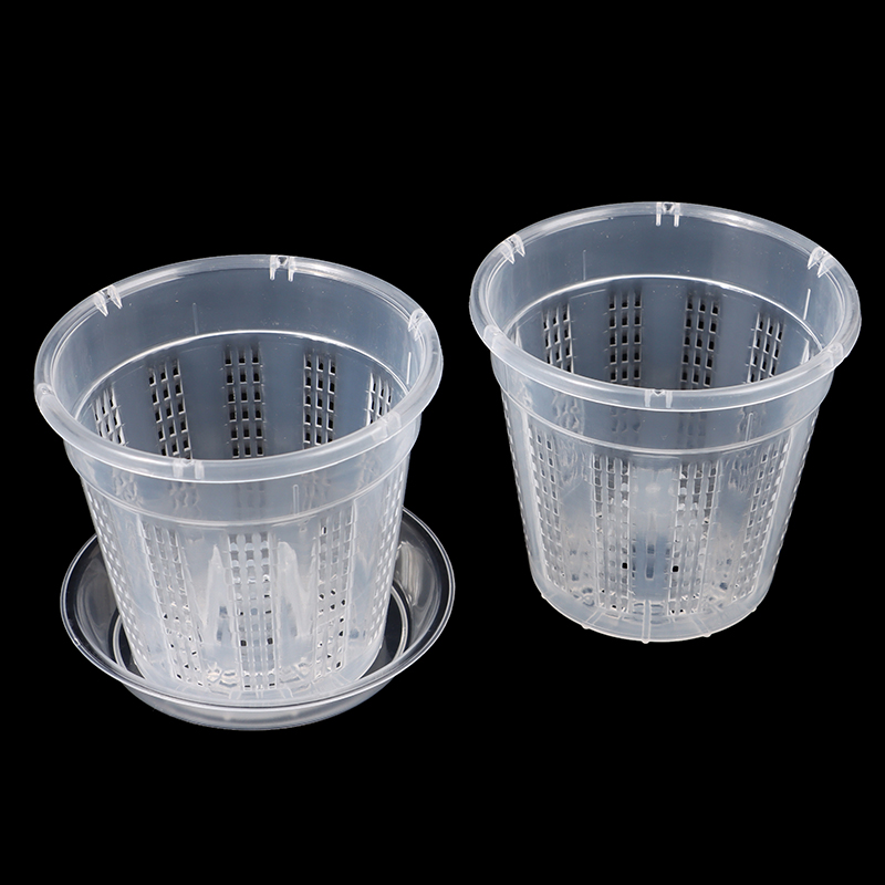 Cestas plásticas transparentes - Orchid Potting Mix avaliação e preço