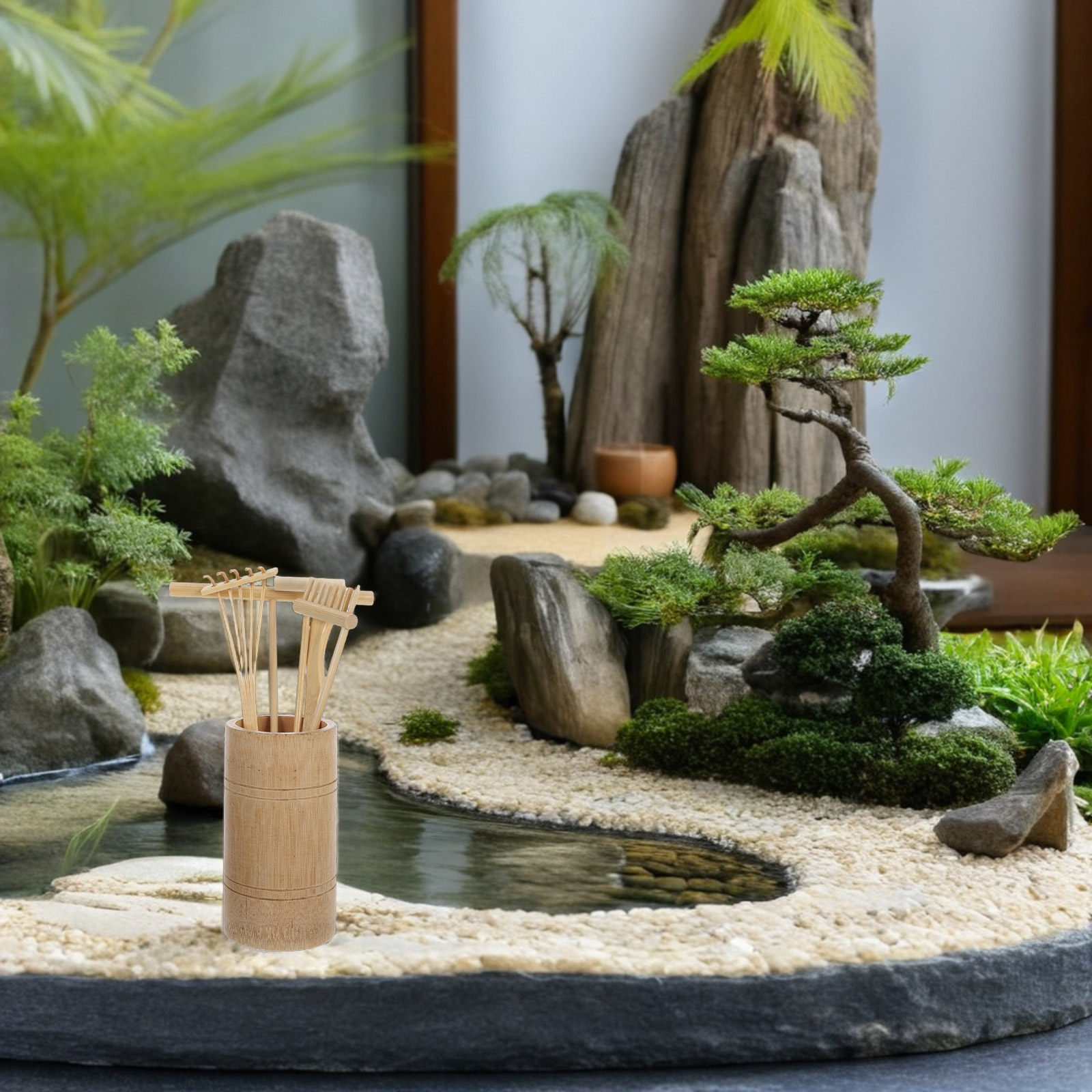 Conjunto de Ferramentas Miniat - Zen Gardening Tools avaliação e preço