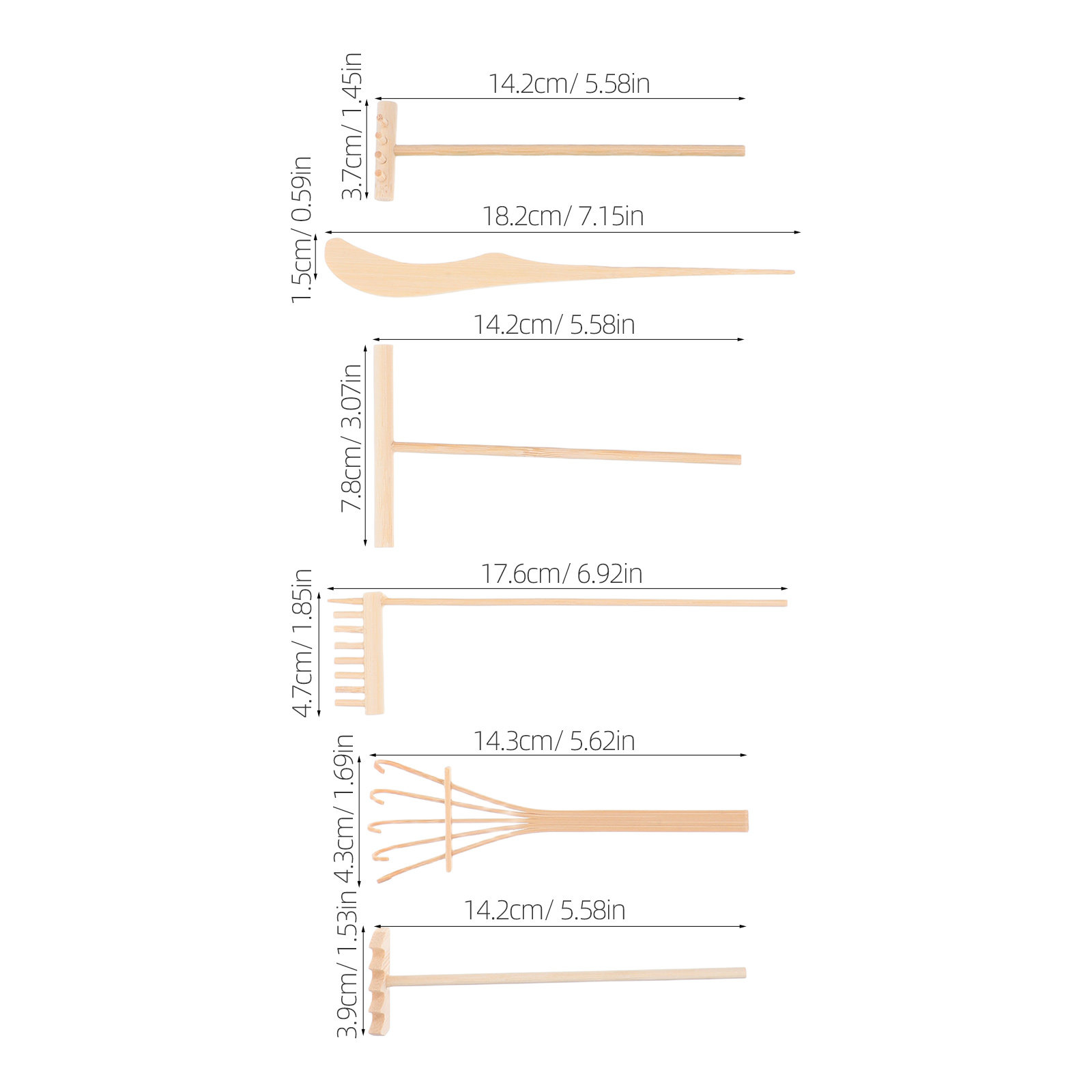 1 Conjunto de Ferramentas de B - Zen Gardening Tools avaliação e preço