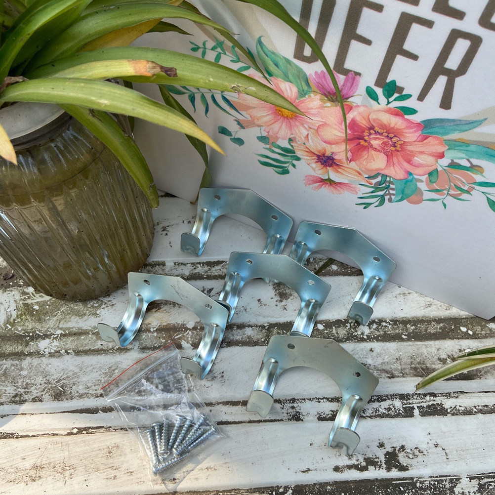 10 Peças Ganchos Duplos de Fer - Gardening Tools Rack avaliação e preço