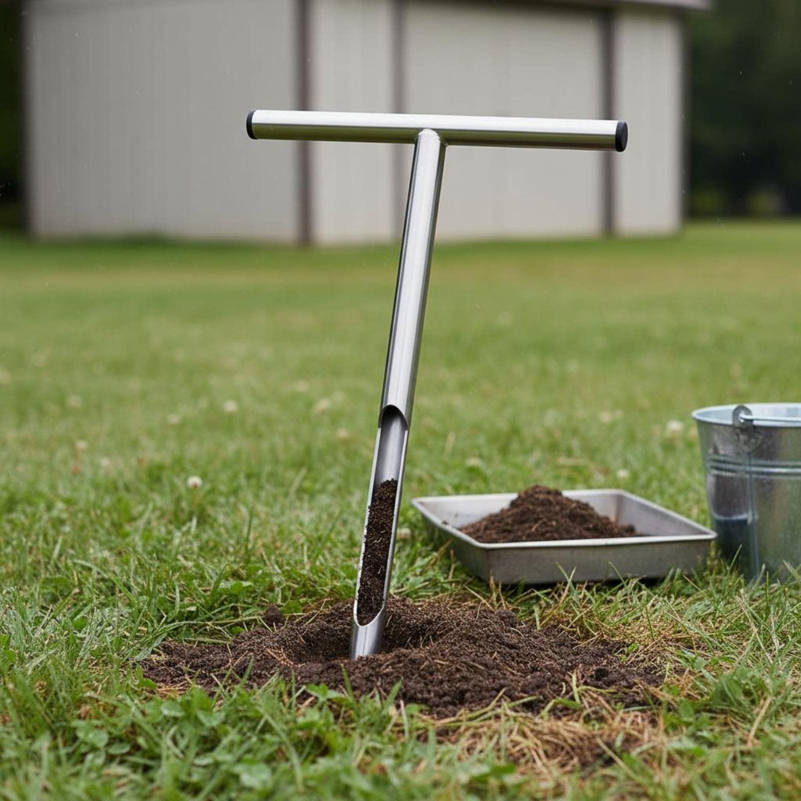 Amostrador de Solo em Aço Inox - Gardening Tools Heavy Duty avaliação e preço