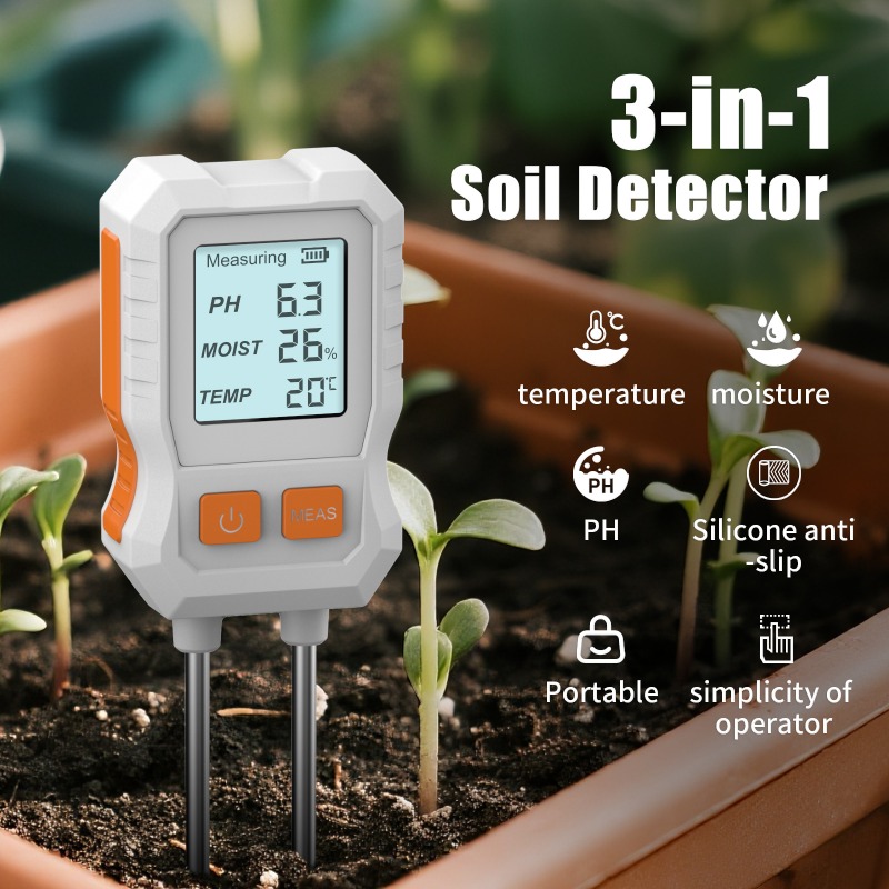Testador Digital de Solo 3 em  - Soil Ph Meter avaliação e preço
