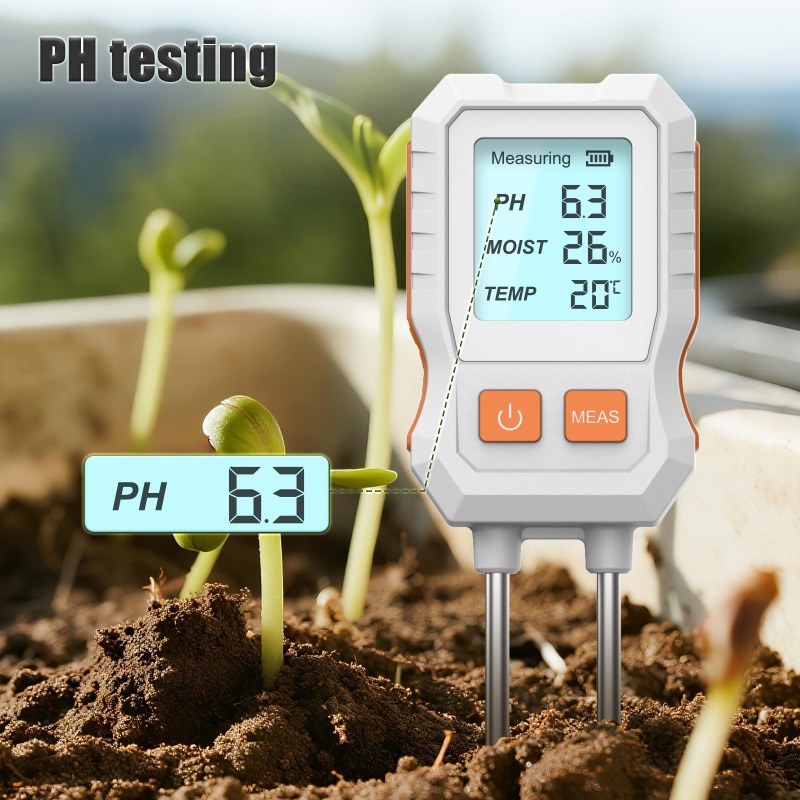 Testador Digital de Solo 3 em  - Soil Ph Meter avaliação e preço