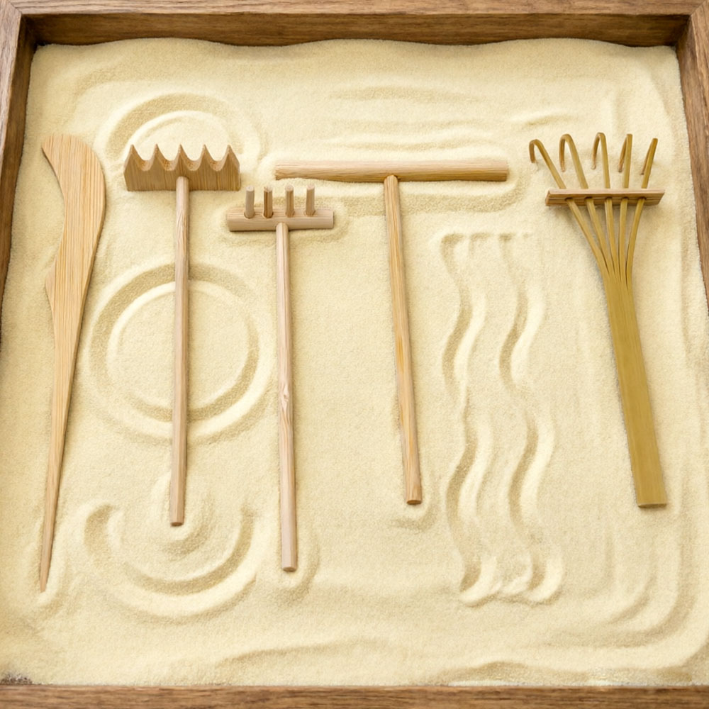 Kit de Ferramentas de Bambu pa - Zen Gardening Tools avaliação e preço