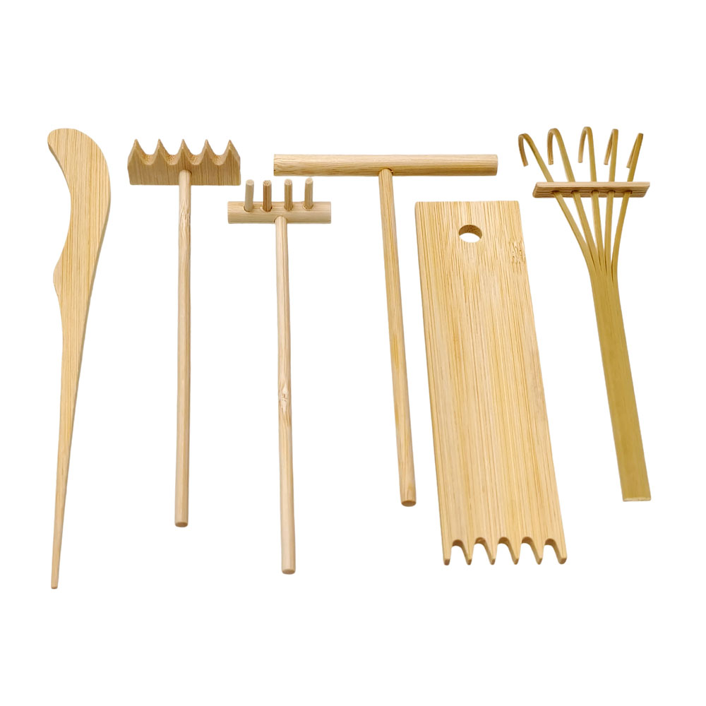 Kit de Ferramentas de Bambu pa - Zen Gardening Tools avaliação e preço