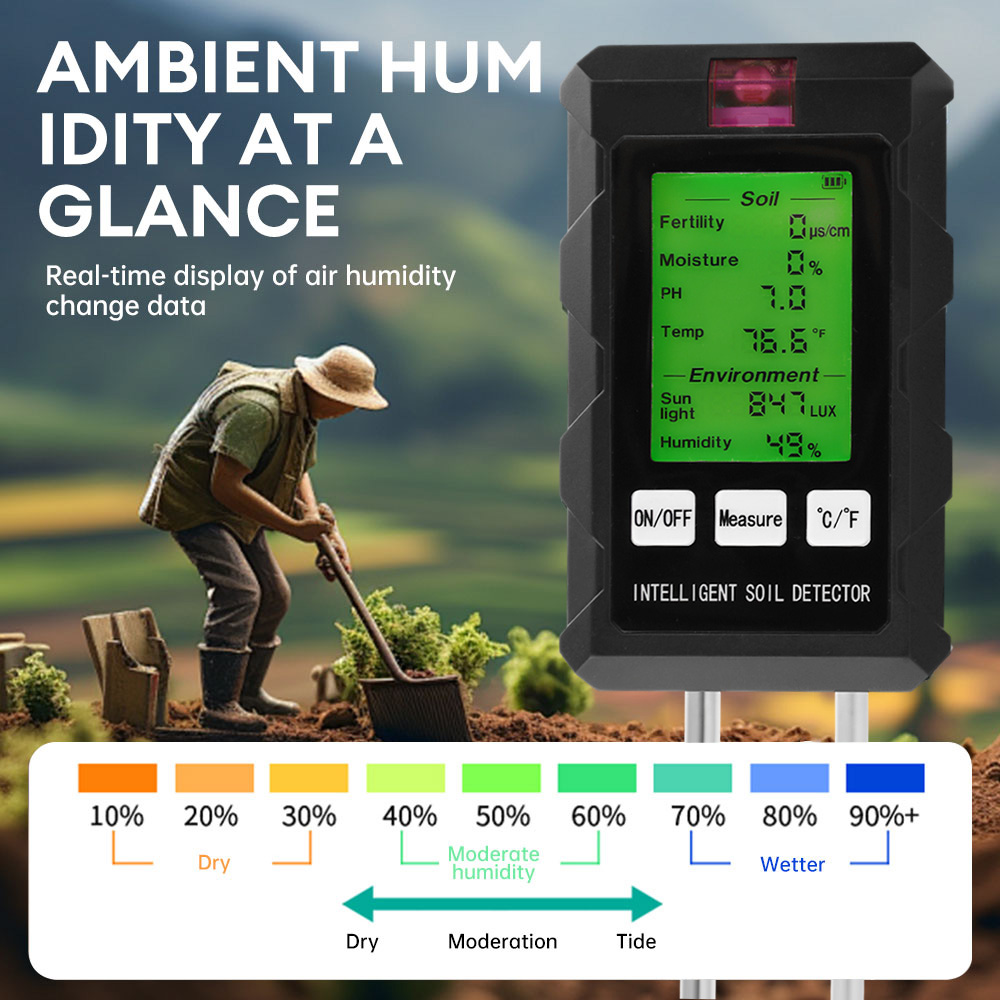 Medidor de Temperatura e Umida - Soil Ph Meter avaliação e preço