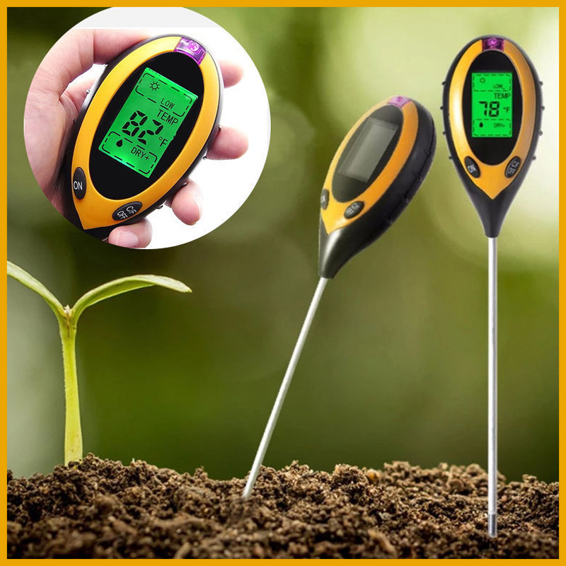 NOVO Medidor de PH do Solo LCD - Soil Ph Meter avaliação e preço