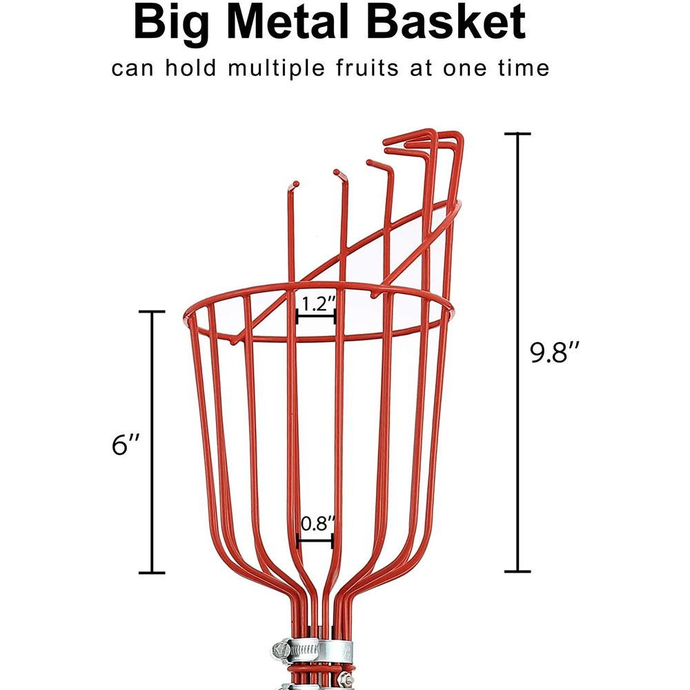 Colhedor de Frutas de 260cm, C - Gardening Tools Rack avaliação e preço